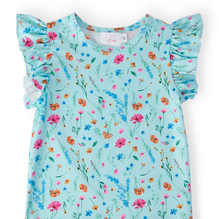 Bluebell Breeze S/S Ruffle Tee