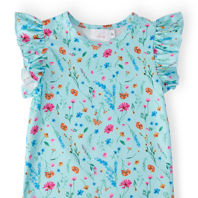 Bluebell Breeze S/S Ruffle Tee - Dashing Nova