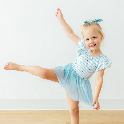 Blueberry Kisses S/S Twirl Leotard