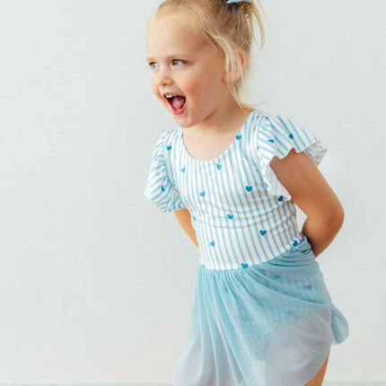 Blueberry Kisses S/S Twirl Leotard