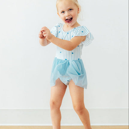 Blueberry Kisses S/S Twirl Leotard