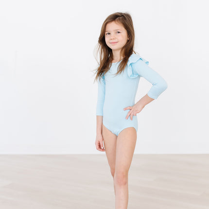 Bluebird L/S Flutter Sleeve Leotard