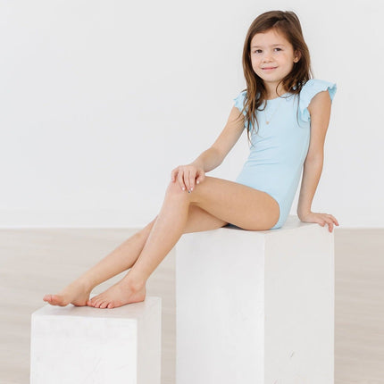 Bluebird S/S Flutter Sleeve Leotard