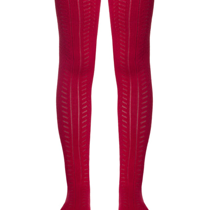 #7С-80СП(267) - Miss Conte-Kids Openwork Cotton Tights For Girls 6yr.-8yr.