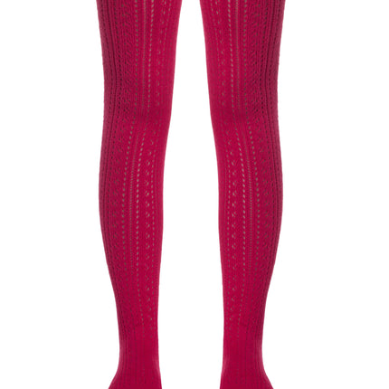 #7С-80СП(270) - Miss Conte-Kids Openwork Cotton Tights For Girls 2yr.-4yr.