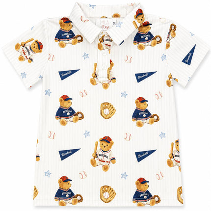 Boys Baseball Bears S/S Polo