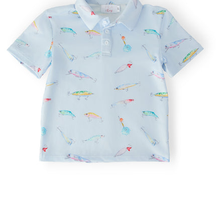 Boys Fish Hook S/S Polo