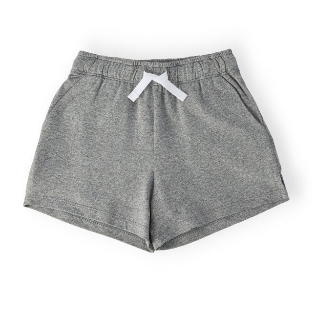 Boys Heather Gray Play Shorts - Dashing Nova