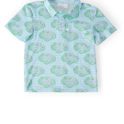 Boys He's on the Green S/S Polo