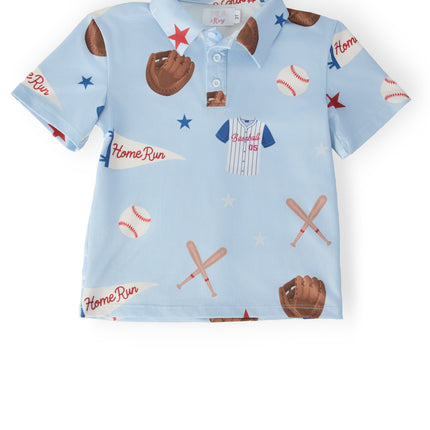 Boys Home Run S/S Polo