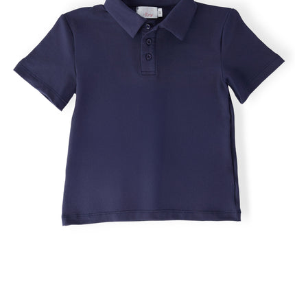 Boys Navy S/S Polo