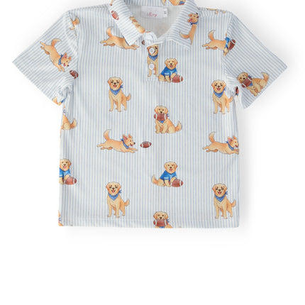 Boys Quarter-Bark S/S Polo