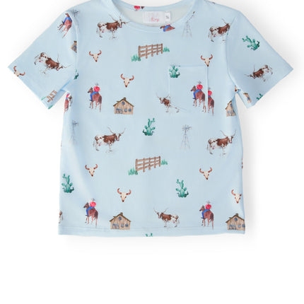 Boys Ranch Hand S/S Pocket Tee