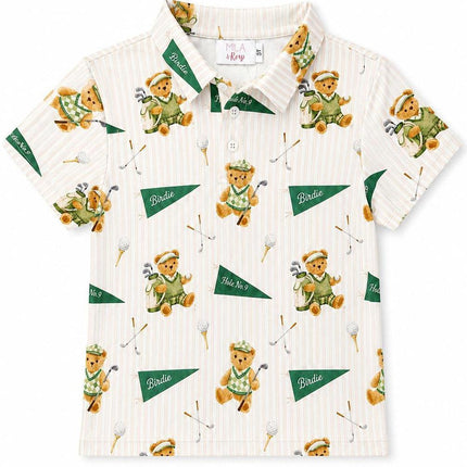 Boys Golfing Bears S/S Polo