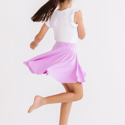 Bright Lilac Twirl Skort