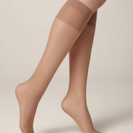Conte Active 40 Den - Semi-Matte Compression Knee-Highs for Women (21С-183СП)