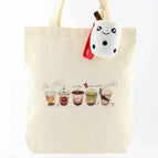 Bag and White Keychain