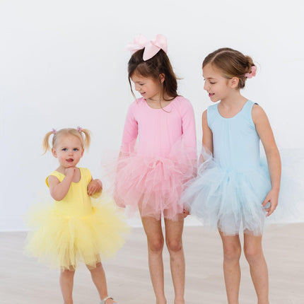 Bubblegum Pink 3/4 Tutu Leotard