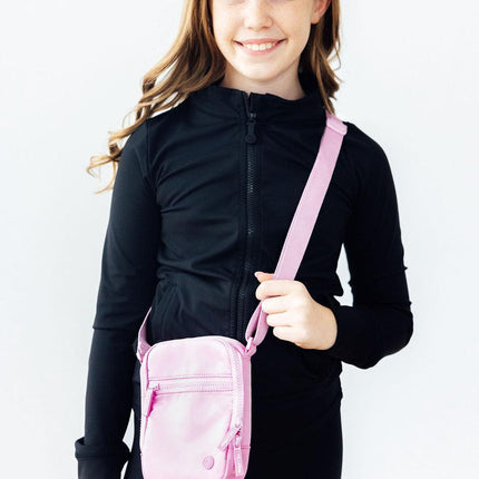 Bubblegum Pink Crossbody Bag