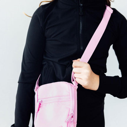 Bubblegum Pink Crossbody Bag