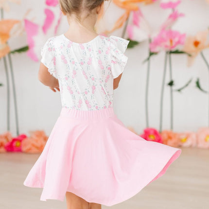 Bubblegum Pink Twirl Skort