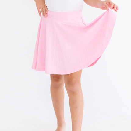 Bubblegum Pink Twirl Skort