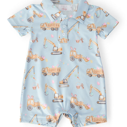 Bunny Builders Polo Shorty One-Piece