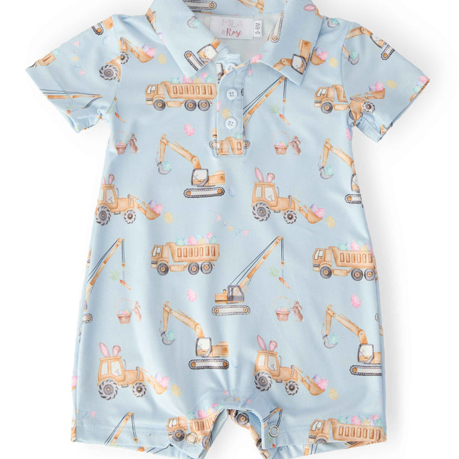 Bunny Builders Polo Shorty One-Piece