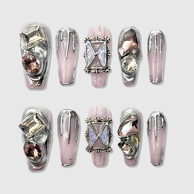 Butterfly Trap press on nails - Dashing Nova
