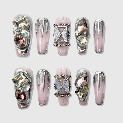 Butterfly Trap press on nails