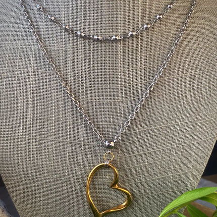 WHIMSICAL HEART NECKLACE