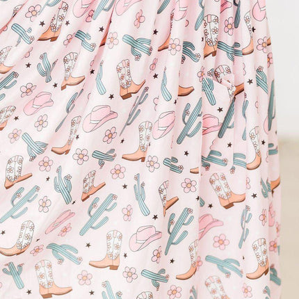 Cactus Cowgirl S/S Pocket Twirl Dress