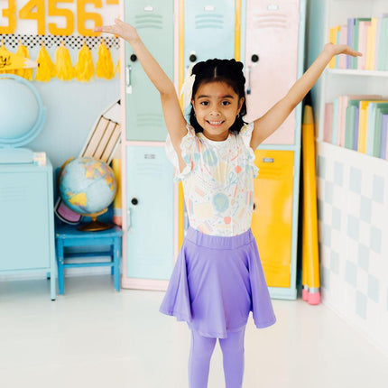 Campus Cutie S/S Ruffle Tee