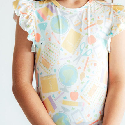 Campus Cutie S/S Ruffle Tee