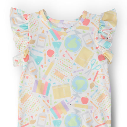 Campus Cutie S/S Ruffle Tee