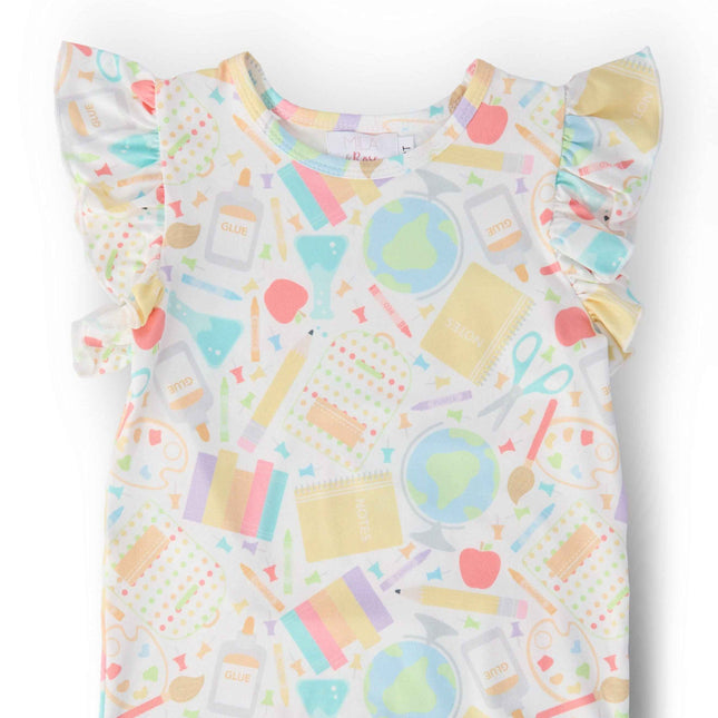 Campus Cutie S/S Ruffle Tee