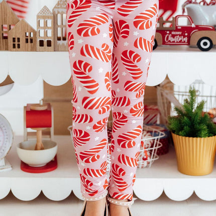 Candy Canes Leggings