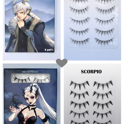12 Zodiac Manhua/Anime Lashes bundle