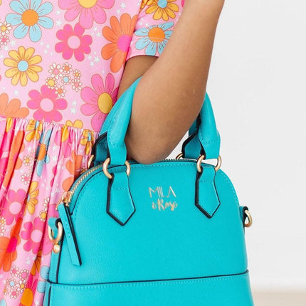 Caribbean Blue Girl's Crossbody Purse