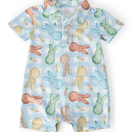Carrot Patch Polo Shorty One-Piece