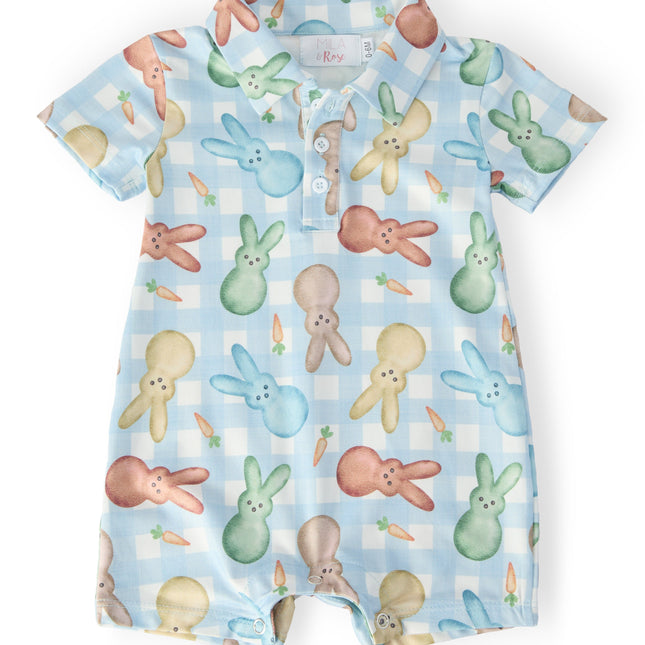Carrot Patch Polo Shorty One-Piece - Dashing Nova