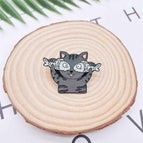 Fish and Cat Pin