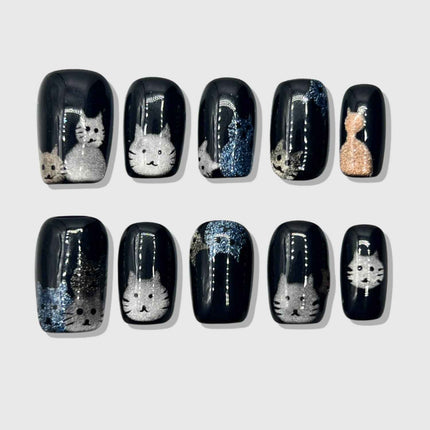 Cat Lady press on nails