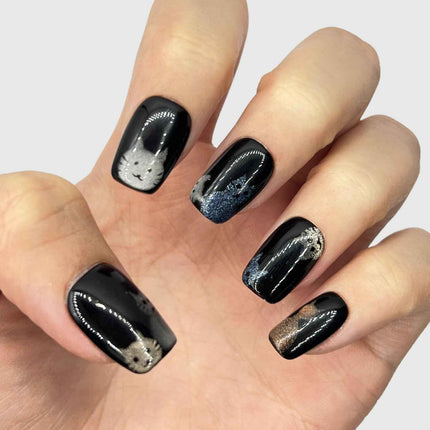 Cat Lady press on nails