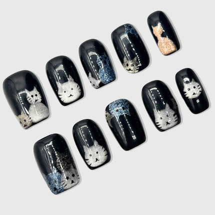 Cat Lady press on nails