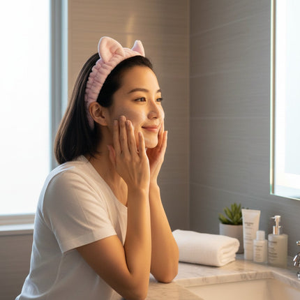 Cat Ears Spa Headbands — Set of 4