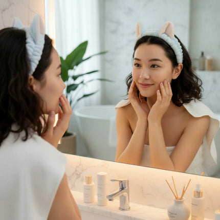 Cat Ears Spa Headbands — Set of 4