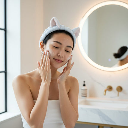 Cat Ears Spa Headbands — Set of 4