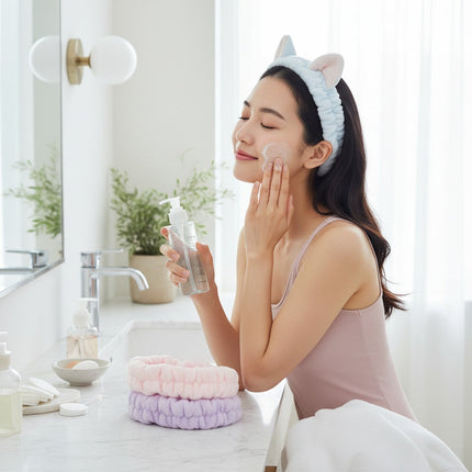 Cat Ears Spa Headbands — Set of 4