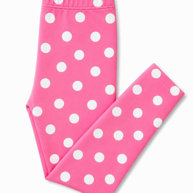 Pink Polka Dots Leggings - Dashing Nova